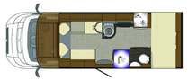 Autotrail Apache 632 Lo-Line - Half Dinette (2012)